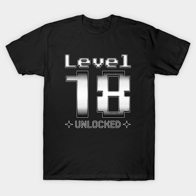 Level 18 Unlocked T-Shirt by  magiccatto